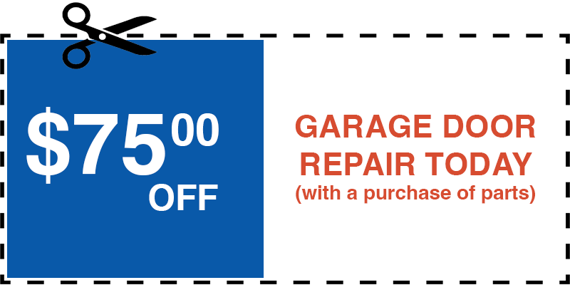 75 off garage door repair