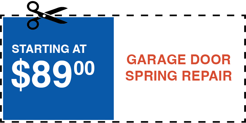 89 garage door SPRING repair roosevelt